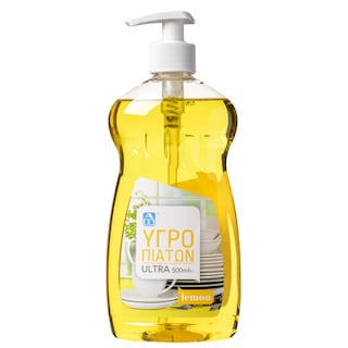 ΑΒ | Dishwashing Liquid Ultra Lemon Pump 500ml