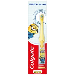 COLGATE | Οδοντόβουρτσα Μπαταρίας Παιδική Minions Πολύ Μαλακή 1 Τεμάχιο