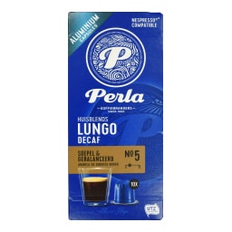 PERLA BEVERAGES | Κάψουλες Καφέ Espresso Lungo Decaf 10x5g