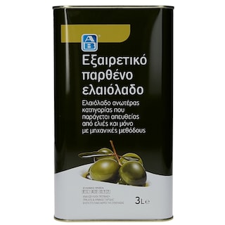 ΑΒ | ΕΛΑΙΟΛΑΔΟ ΕΞΤΡΑ ΠΑΡΘΕΝΟ EXTRA VIRGIN CAN 3 LT