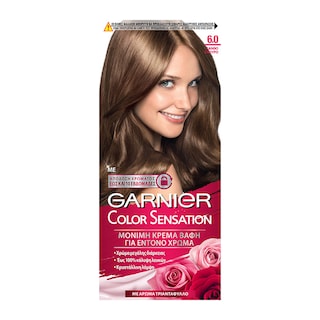 COLOR SENSATION | ΒΑΦΗ ΜΑΛΛΙΩΝ ΣΕΤ 6.0 ΞΑΝΘΟ ΣΚΟΥΡΟ 60 ML