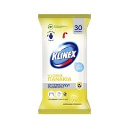 KLINEX | Πανάκια Καθαρισμού Λεμόνι 30 Τεμάχια