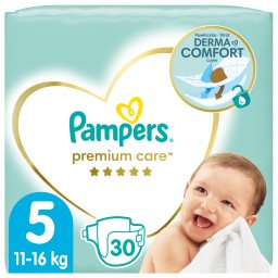 PAMPERS | Πάνες Μωρού Premium Care Νο5 11-18kg 30 Τεμάχια