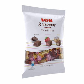 ΙΟΝ | ΣΟΚΟΛΑΤΙΝΙΑ ΤΡΕΙΣ ΓΕΥΣΕΙΣ ΓΕΜΙΣΤΑ 270 GR