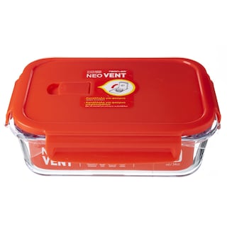 NEOFLAM | NEOFLAM GLASS FOOD STORAGE WITH PUMP Γυάλινο Βαλβίδα 1000ml 1 Τεμάχιο