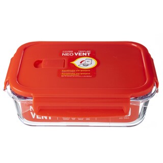 NEOFLAM | Φαγητοδοχείο Γυάλινο Βαλβίδα 1000ml 1 Τεμάχιο