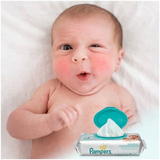 PAMPERS | NEW BABY SENSITIVE | ΜΩΡΟΜΑΝΤΗΛΑ SENSITIVE 56 ΤΕΜ