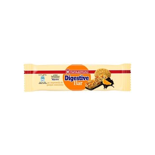 ΠΑΠΑΔΟΠΟΥΛΟΥ | DIGESTIVE | Μπάρες Δημητριακών Digestive Πορτοκάλι Μαύρη Σοκολάτα