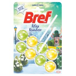 BREF | Μπλοκ Τουαλέτας WC Winter Edition Relax Reindeer 2x50g