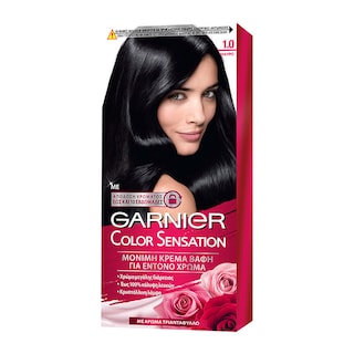 COLOR SENSATION | Βαφή Μαλλιών Σετ 1.0 Μαύρο 60ml