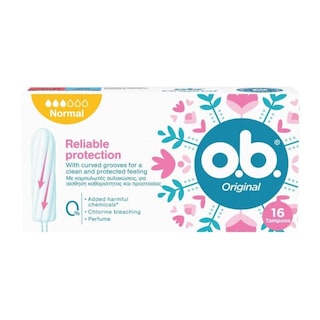 O.B. | Ταμπόν Original Normal 16 Τεμάχια