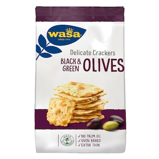 WASA | WASA THIN CRACKERS OLIVE 12X0.15GR  180GR