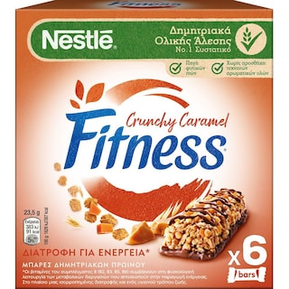 FITNESS | Μπάρες Δημητριακών Σοκολάτα Καραμέλα 6x23.5g