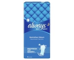 ALWAYS | Σερβιέτες Profresh Maxi Night 9 Τεμάχια
