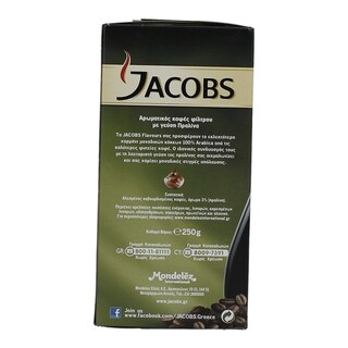 JACOBS | ΚΑΦΕΣ ΦΙΛΤΡΟΥ ΠΡΑΛΙΝΑ 250 GR