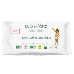 NATY | Μωρομάντηλα Eco Αλόη 56 Τεμάχια