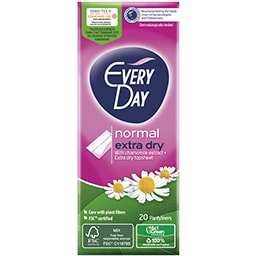 EVERY DAY | Panty Liners Normal Extra Dry 20 Pieces