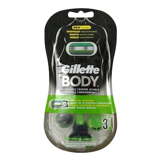 GILLETTE | ΞΥΡΙΣΤΙΚΗ ΜΗΧΑΝΗ ΜΙΑΣ ΧΡΗΣΗΣ BODY GROOMING 3 TEM