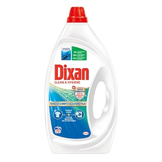 DIXAN | Yγρό Πλυντηρίου Ρούχων Clean & Hygiene 70 Μεζούρες