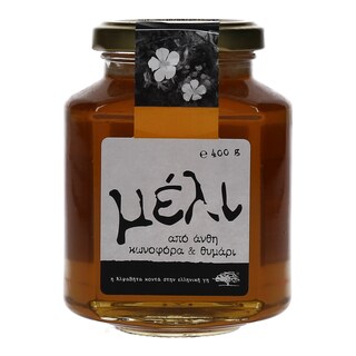 ΑΒ ΚΟΝΤΑ ΣΤΗΝ ΕΛΛΗΝΙΚΗ ΓΗ | ΜΕΛΙ ΑΠΟ ΑΝΘΗ, ΚΩΝΟΦΟΡΑ ΚΑΙ ΘΥΜΑΡΙ 400 GR