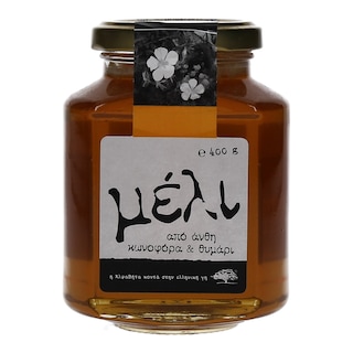 ΑΒ ΚΟΝΤΑ ΣΤΗΝ ΕΛΛΗΝΙΚΗ ΓΗ | ΜΕΛΙ ΑΠΟ ΑΝΘΗ, ΚΩΝΟΦΟΡΑ ΚΑΙ ΘΥΜΑΡΙ 400 GR