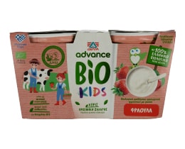 ADVANCE | Γιαούρτι Advance Kids BIO Φράουλα 2X150 gr