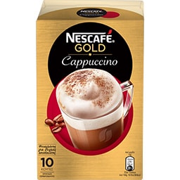NESCAFE | Στιγμιαίος Καφές Gold Cappuccino 10x14gr