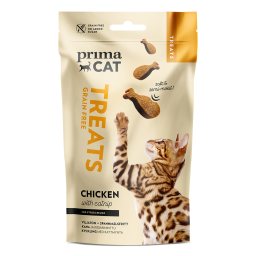 PRIMA | Σνακ Γάτας Κοτόπουλο με Δυόσμο Stress Relief 50g