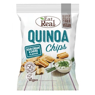 EAT REAL | Τσιπς Κινόα Sour Cream & Chives 80g