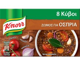 KNORR | Κύβοι Ζωμού Για Όσπρια 4 Lt 8 Τεμ 80gr