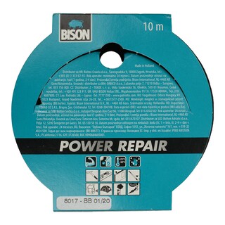 BISON | BISON POWER ΕΠΙΣΚ.ΤΑΙΝΙΑ ΜΑΥΡΗ 22Χ10
