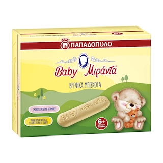 ΠΑΠΑΔΟΠΟΥΛΟΥ | Βρεφικά Μπισκότα Μιράντα Baby 180g