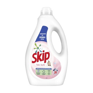 SKIP | Yγρό Πλυντηρίου Ρούχων Talc Soft 28 Μεζούρες