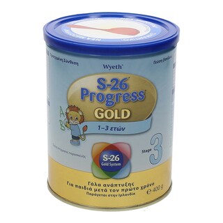 S26 GOLD | ΓΑΛΑ ΒΡΕΦΙΚΟ ΣΕ ΣΚΟΝΗ ΤΡΙΤΗΣ ΒΡΕΦΙΚΗΣ ΗΛΙΚΙΑΣ 400 GR