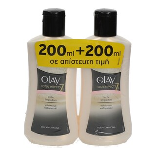 OLAY | ΓΑΛΑΚΤΩΜΑ ΚΑΘΑΡΙΣΜΟΥ ΠΡΟΣΩΠΟΥ TOTAL EFFECT 2 X 200 ML