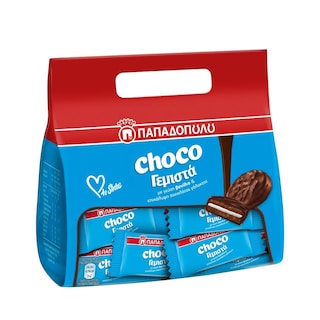 ΠΑΠΑΔΟΠΟΥΛΟΥ | Μπισκότα Γεμιστά Βανίλια με Επικάλυψη Σοκολάτα 200g