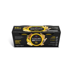 VITALINE | Επιδόρπιο Γιαουρτιού Go Protein Μπανάνα Βρώμη 2x170g