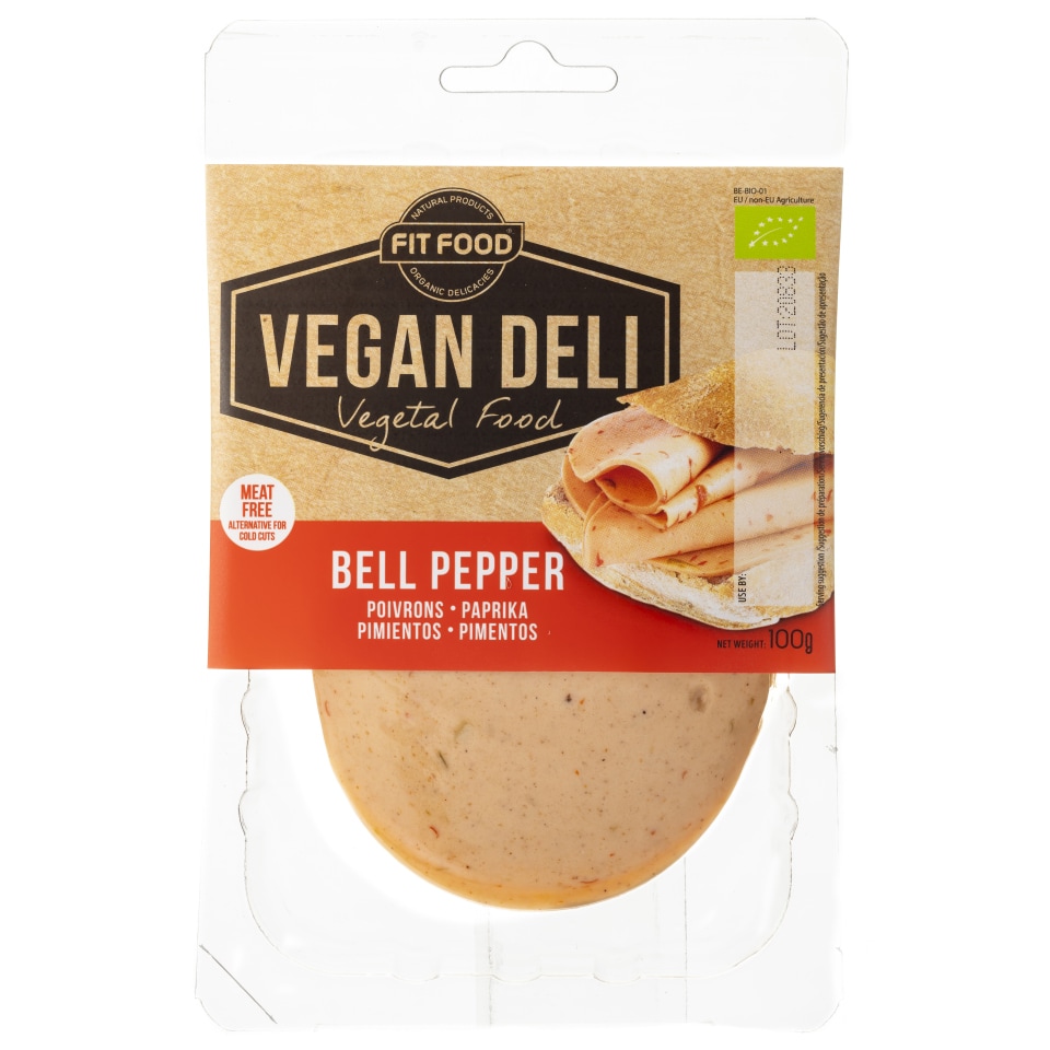 Φέτες Αλλαντικών Vegan Deli με Πιπεριές 100g