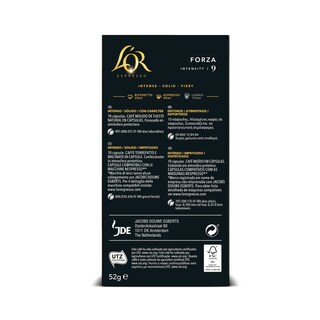 LOR | Κάψουλες Καφέ Espresso Forza 10x5.2g