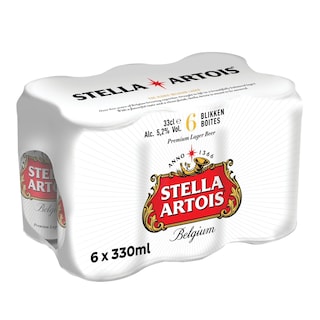 STELLA ARTOIS Μπύρα Κουτί 6x330ml