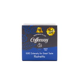 COFFEE WAY | Κάψουλες Καφέ Espresso Ristretto 12x5g 10+2 Δώρο