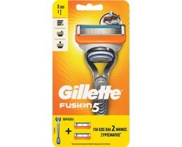 GILLETTE | Ξυριστική Μηχανή Fusion5 + 2 Ανταλλακτικά 1 Τεμάχιο
