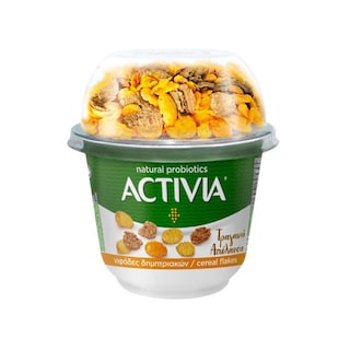 ACTIVIA | Επιδόρπιο Γιαουρτιού Νιφάδες Δημητριακών 200 gr