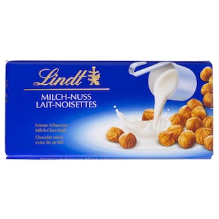 LINDT | Σοκολάτα Γάλακτος Ελβετική Φουντούκι 100gr