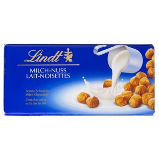 LINDT | Σοκολάτα Γάλακτος Ελβετική Φουντούκι 100gr