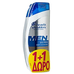 HEAD&SHOULDERS | Σαμπουάν Men Ultra Deep Cleansing 300ml (1+1 Δώρο)