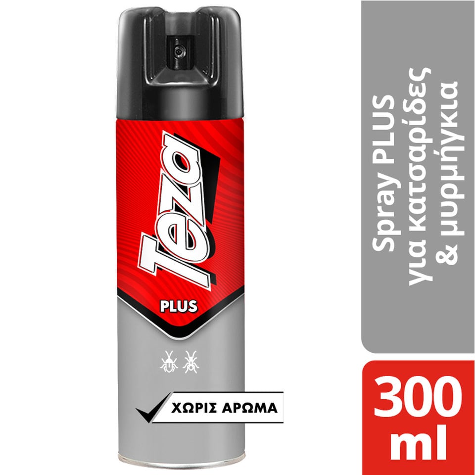 TEZA Spray Χωρίς Άρωμα για Κατσαρίδες & Μυρμήγκια 300ml