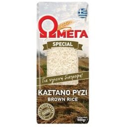 ΩΜΕΓΑ | Ρύζι Καστανό 500g