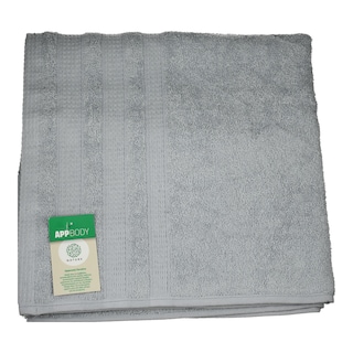 APP | APPBODY NATURE BODY TOW.70X140 GREY Σώματος Βαμβακερή Γκρι