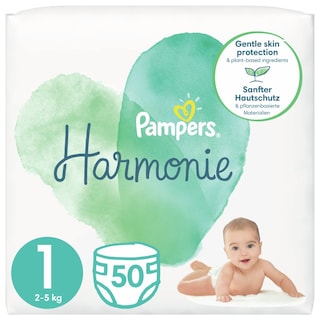 PAMPERS | Πάνες Μωρού Harmonie Νο1 50 Τεμάχια